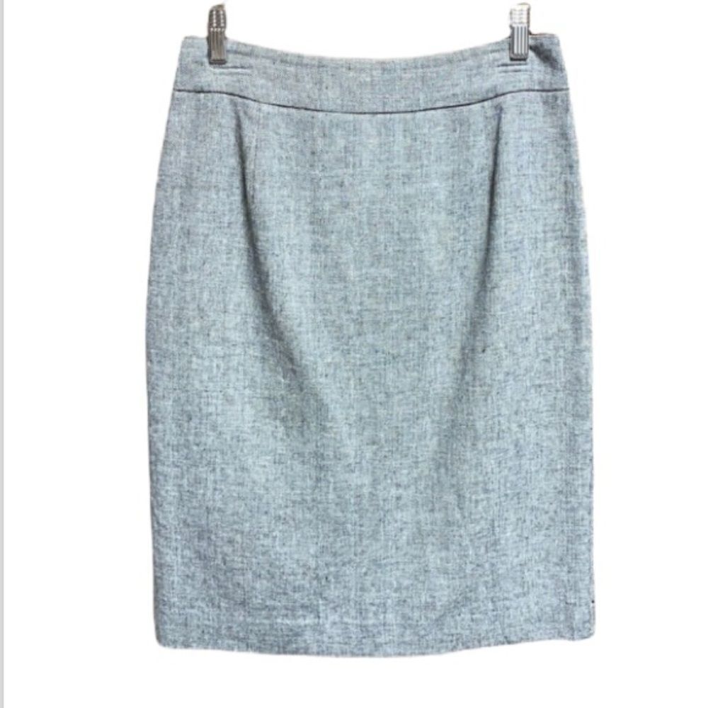 Calvin Klein Black & White Tweed Pencil Skirt Size 4